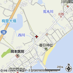 兵庫県淡路市佐野1724周辺の地図