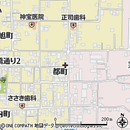 奈良県御所市721周辺の地図