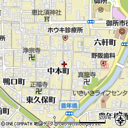奈良県御所市1263周辺の地図