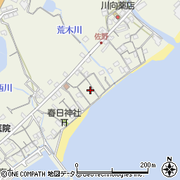 兵庫県淡路市佐野1542周辺の地図
