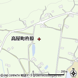 広島県東広島市高屋町杵原周辺の地図