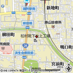 奈良県御所市柳田町375-9周辺の地図