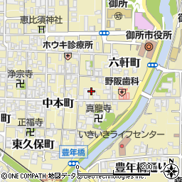 奈良県御所市1321周辺の地図