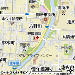 奈良県御所市1378周辺の地図