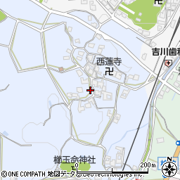 奈良県高市郡明日香村真弓周辺の地図