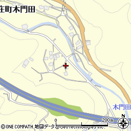 広島県尾道市木ノ庄町木門田1098周辺の地図