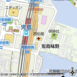 西松屋児島駅南店周辺の地図
