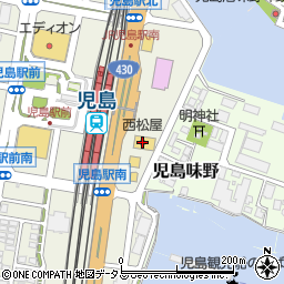 西松屋児島駅南店周辺の地図