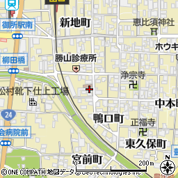 奈良県御所市361周辺の地図