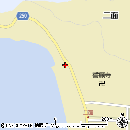 香川県小豆郡小豆島町二面490周辺の地図