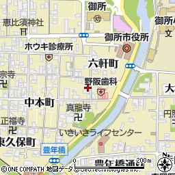 奈良県御所市1361周辺の地図