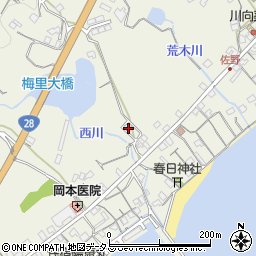 兵庫県淡路市佐野1726周辺の地図