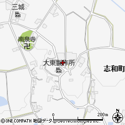 広島県東広島市志和町冠1207周辺の地図