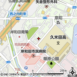 大阪府岸和田市小松里町2063周辺の地図
