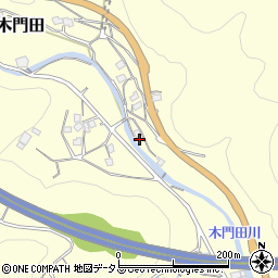 広島県尾道市木ノ庄町木門田1131-1周辺の地図