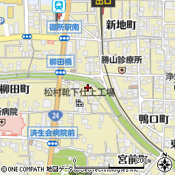 奈良県御所市柳田町373-5周辺の地図