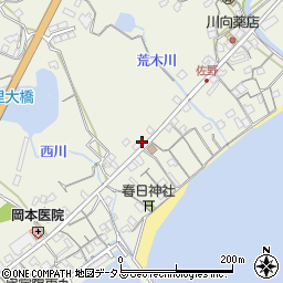 兵庫県淡路市佐野1653周辺の地図