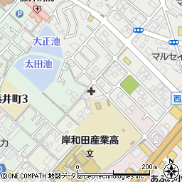 寺田表具店周辺の地図