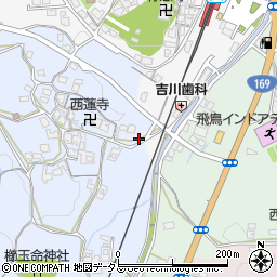 奈良県高市郡明日香村真弓1528周辺の地図