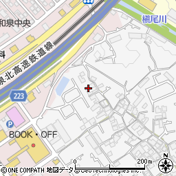 大阪府和泉市万町566周辺の地図