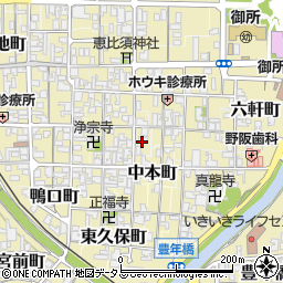 奈良県御所市1208周辺の地図
