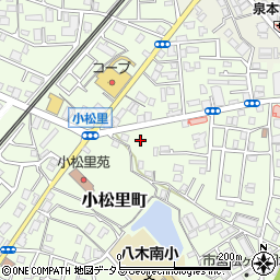 大阪府岸和田市小松里町843周辺の地図