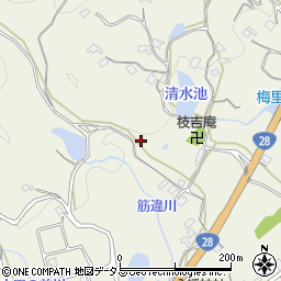 兵庫県淡路市佐野1987周辺の地図
