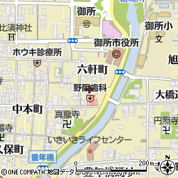 奈良県御所市1383周辺の地図
