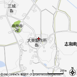 広島県東広島市志和町冠1206周辺の地図