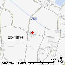 広島県東広島市志和町冠1031周辺の地図