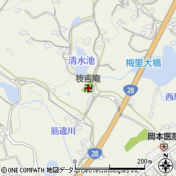 枝吉庵周辺の地図