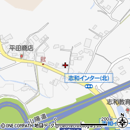 広島県東広島市志和町冠252周辺の地図