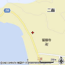 香川県小豆郡小豆島町二面534周辺の地図