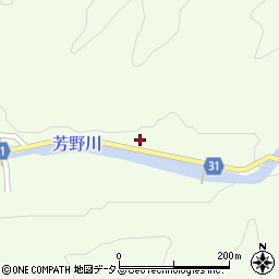 奈良県宇陀市菟田野上芳野181周辺の地図