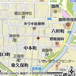 奈良県御所市1279周辺の地図