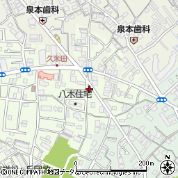 へーベルメゾン久米田周辺の地図