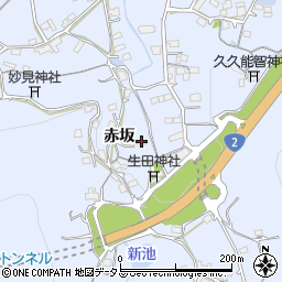 広島県福山市赤坂町赤坂454-3周辺の地図
