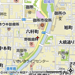 奈良県御所市1390周辺の地図
