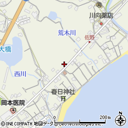 兵庫県淡路市佐野1558周辺の地図