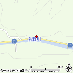 奈良県宇陀市菟田野上芳野166周辺の地図