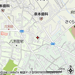 大阪府岸和田市小松里町1040周辺の地図