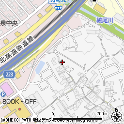 大阪府和泉市万町562周辺の地図