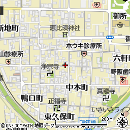 奈良県御所市1176周辺の地図