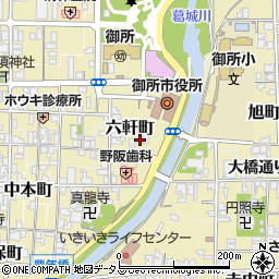 奈良県御所市1393周辺の地図
