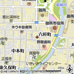 奈良県御所市1356周辺の地図