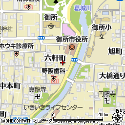 奈良県御所市1392周辺の地図