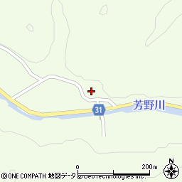 奈良県宇陀市菟田野上芳野153周辺の地図