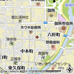 奈良県御所市1336周辺の地図