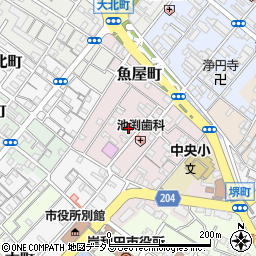 シャトー堺町周辺の地図