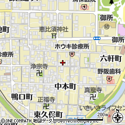 奈良県御所市1212-2周辺の地図